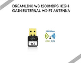 Dreamlink W3 1200Mbps High Gain Wi-Fi antenna for Dreamlink T2 & Formuler Z7plus